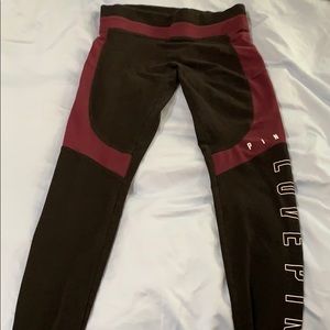 VS PINK High Waist Cotton Leggings with Pocket